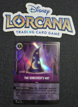Disney Lorcana Inklands Enchanted The Sorcerer's Hat EN NM Rare - Image 1
