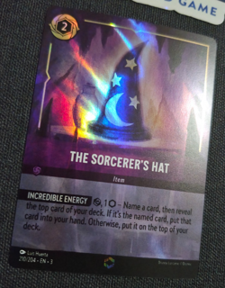 Disney Lorcana Inklands Enchanted The Sorcerer's Hat EN NM Rare - Image 3