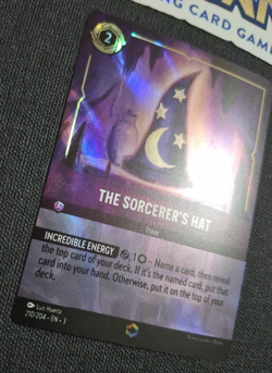 Disney Lorcana Inklands Enchanted The Sorcerer's Hat EN NM Rare - Image 4