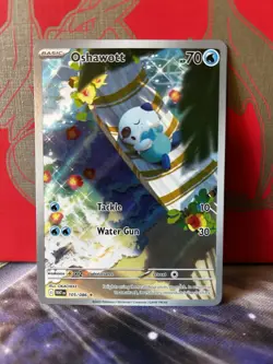 Pokemon Oshawott TCG Illustration Rare Card 105/086 Sv: White Flare - Image 1
