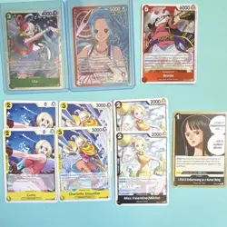 Bandai One Piece Card Game ST11 EB03 OP15 10-Card Lot EN Uta Vivi Foil Alt Art - Image 1