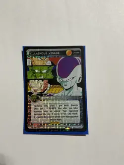 Panini Dragon Ball Z UR162 Villainous Visage foil card - Image 1
