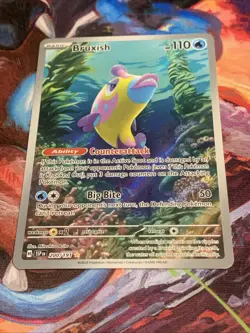 Pokemon TCG Bruxish Surging Sparks Illustration Rare Card 200/191 NM Condition - Image 4