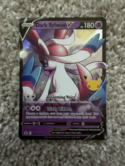 Pokemon Celebrations Promo Dark Sylveon V Card SWSH134 NM SHIPS TODAY! - Image 1