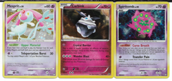 Pokemon Holo Rare 3 Card Lot with Mesprit & Spiritomb Excellent Condition - Image 1