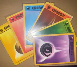 Pokemon 1999 Base Set Unlimited Energy 6 Card Set / Lot # 97-102 - Image 1