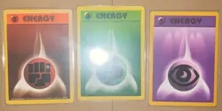 Pokemon 1999 Base Set Unlimited Energy 6 Card Set / Lot # 97-102 - Image 2