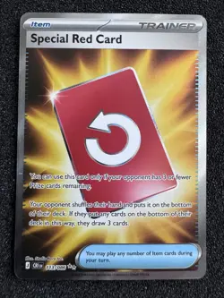 Special Red Card 113/086 Me04: Chaos Rising Holo - Image 1