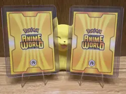 Pikachu Cosplay - Harlock & Tetsuro Hoshino - 2 Card Lot - Holo - #189 #185- NM - Image 2