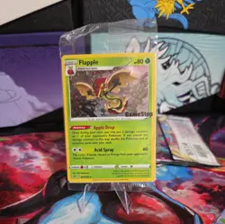 Flapple 022/192 2020 GameStop Pokemon Card Promo Holo Sealed - Image 1