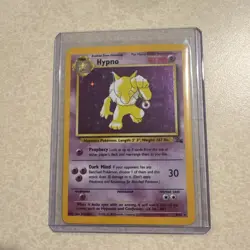 Hypno 8/62 Pokemon Card Fossil Holo WOTC 1999 NM Rare - Image 1