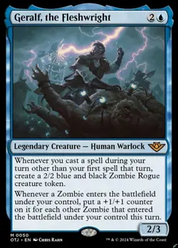 [1x] Geralf, the Fleshwright Near Mint, English Outlaws Singles MTG Magic - Image 1