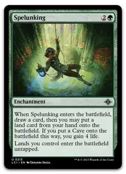 Spelunking #213 (NM) Lost Caverns of Ixalan LCI Magic MTG - Image 1