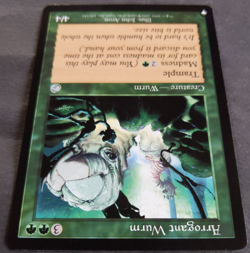 MTG Arrogant Wurm | The List Reprints | NM | Green Madness Creature | - Image 3