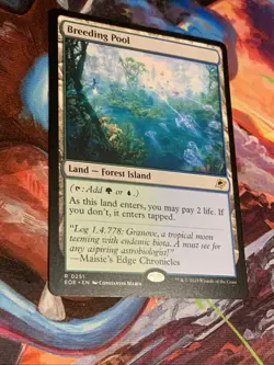 MTG Magic: The Gathering Edge Of Eternities BREEDING POOL Rare Land MTG Mint - Image 3