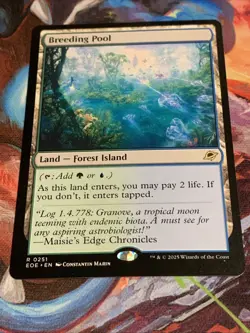 MTG Magic: The Gathering Edge Of Eternities BREEDING POOL Rare Land MTG Mint - Image 4