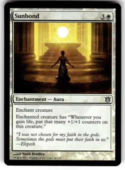 Sunbond Born of the Gods Regular FOIL MTG - Image 1