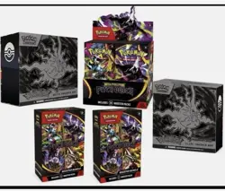 PITCH BLACK 2x Pokemon Center ETB, 2x Booster Bundle, 1x Booster Box PRE SALE ✅ - Image 1