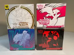 Pokemon Elite Trainer Box ETB Lot of 4 – NEW & SEALED! Destined Rivals & More! - Image 1