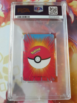 1999 Pokemon Logo Joker Bicycle Mini Poker Playing Card Blue DeckPSA 10 Gem Mint - Image 2