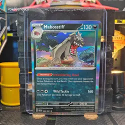 Mabosstiff Paldean Fates Holo Pokemon TCG 063/091 Scarlet & Violet Rare - Image 1
