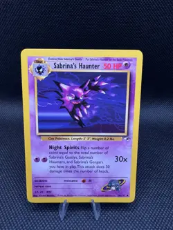 Pokemon Gym Heroes - Sabrina's Haunter 58/132 - LP - Image 1