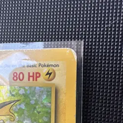 Pokemon TCG Raichu Base Set 14/102 Holo Rare 80 HP Stage 1 Thunder Type Card - Image 3