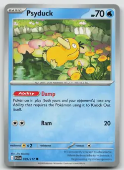 Psyduck 039/217 Common Ascended Heroes Pokemon Near Mint - Image 1