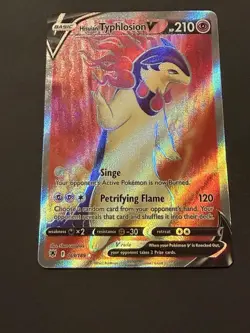 2022 Pokemon Astral Radiance Hisuian Typhlosion V 169/189 Bent - Image 1