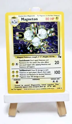 Magneton 11/62 - Holo Rare - Fossil - Unlimited - LP - Pokemon TCG - Image 1