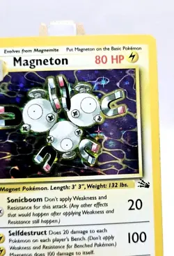 Magneton 11/62 - Holo Rare - Fossil - Unlimited - LP - Pokemon TCG - Image 3