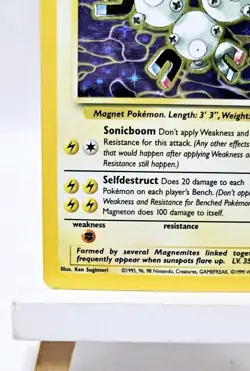 Magneton 11/62 - Holo Rare - Fossil - Unlimited - LP - Pokemon TCG - Image 4