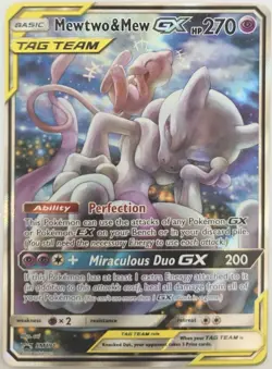 Mewtwo & Mew GX Promo SM Promos SM191 NM Pokemon TCG - Image 1