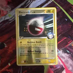Pokemon Electrode G Regular 39/111 Platinum SP Basic 70 HP Lightning English - Image 1