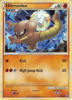 Hitmonlee HGSS25 Promo HGSS Black Star Promos Pokemon Lightly Played - Image 1