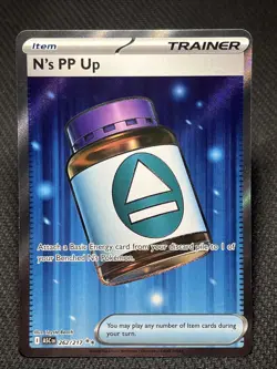 N's PP Up Full Art Ultra Rare 262/217 Pokemon Ascended Heroes English NM - Image 1