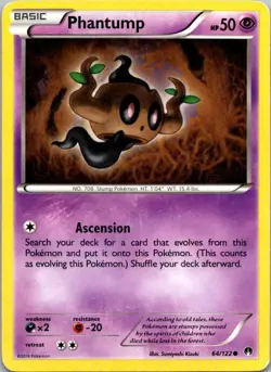 Phantump 64/122 Common BREAKpoint Pokemon Near Mint - Image 1