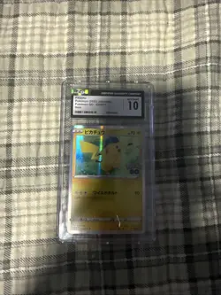 Pikachu Pokemon (2022) Japanese Pokemon GO 028/071 Holo CGC 10 - Image 1