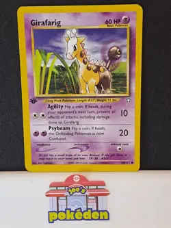 Girafarig 1st Edition - Neo Genesis - 58/111 - LP/NM Pokemon TCG - Image 1
