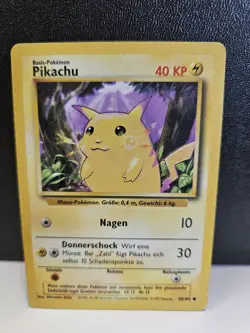 Pikachu 58/102 Pokemon TCG Base Set LP - Image 1