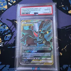 2023 POKEMON SIMPLIFIED CHINESE SUPER RARE #157 UMBREON & DARKRAI GX PSA 10 🇺🇸 - Image 1