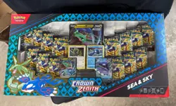 Pokemon TCG Crown Zenith Sea and Sky Premium Collection Box Sealed New! - Image 1