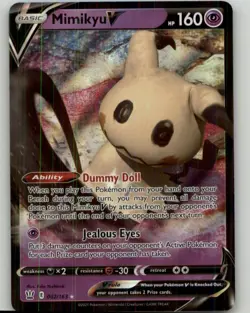 Pokemon SWSH05: Battle Styles Mimikyu V #062/163 Ultra Rare - Image 1
