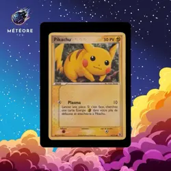 Carte Pokemon : Pikachu 74/112 Ex Rouge Feu Vert Feuille Francaise - Image 1