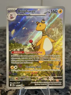 Pokemon TCG Ampharos Chaos Rising Exclusive SIR - Image 2