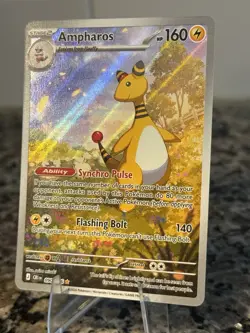 Pokemon TCG Ampharos Chaos Rising Exclusive SIR - Image 4