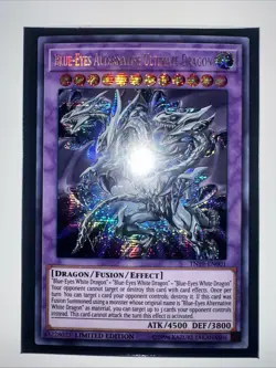 BLUE-EYES ALTERNATIVE ULTIMATE DRAGON SECRET RARE TN19-EN001 YUGIOH! NM - Image 1