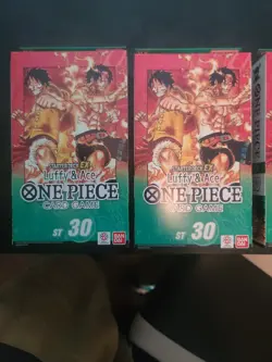 (5) ONE PIECE - LUFFY & ACE STARTER DECK ST-30 ST30 IN HAND SEALED English - Image 2