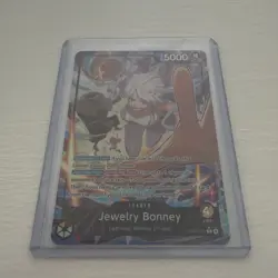 One Piece TCG Jewelry Bonney Alt Art Leader EB04-001 Near Mint - Image 1