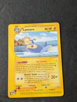 Pokemon Lanturn Aquapolis Card 21/147 TCG Regular Rare - Image 1